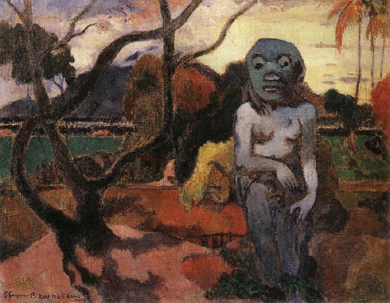 Paul Gauguin Presence of the Bad Dermon